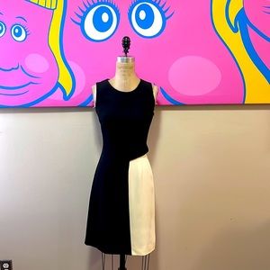 Moschino Cheap & Chic Color Block Two Piece Dress